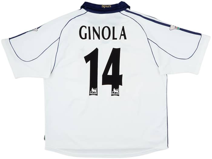 1999-01 Tottenham Home Shirt Ginola #14 - 7/10 - (XL)