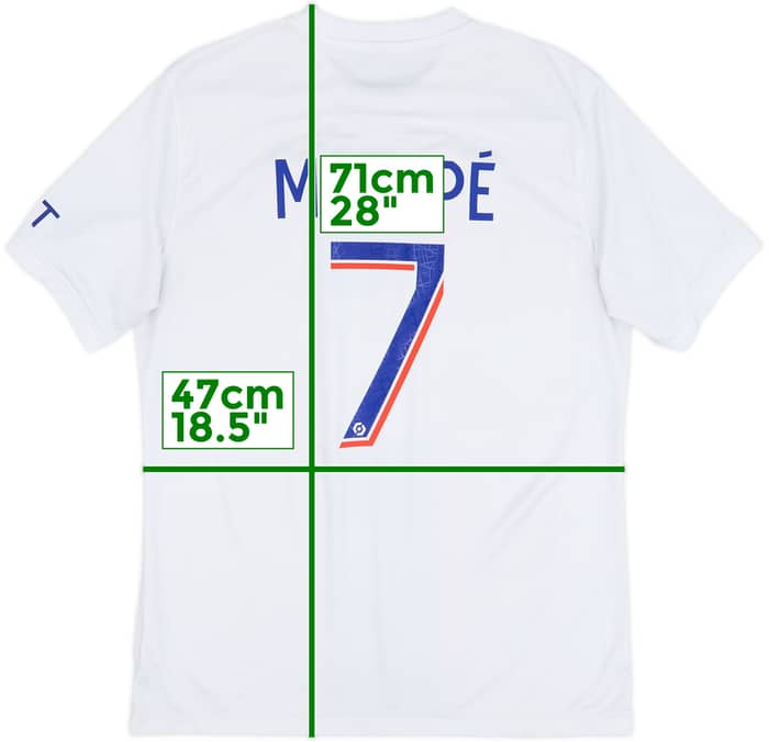 Camiseta de la tercera equipación del Paris Saint-Germain 2022-23 Mbappe #7 - 6/10 - (M)