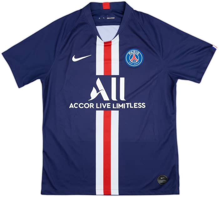 2019-20 Paris Saint-Germain Home Shirt Mbappe #7 - 5/10 - (L)