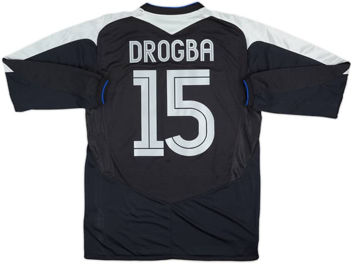 2004-05 Chelsea Away L/S Shirt Drogba #15 - 7/10 - (M)