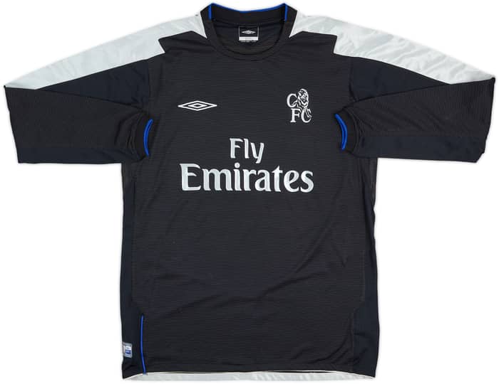 2004-05 Chelsea Away L/S Shirt Drogba #15 - 7/10 - (M)