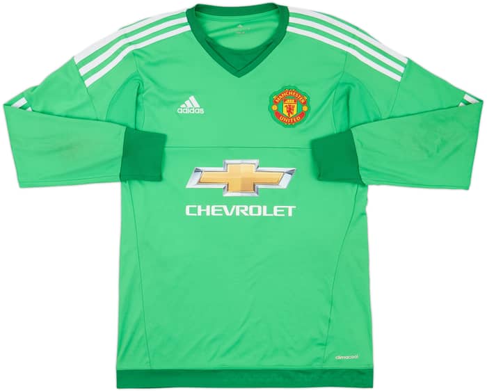 2015-16 Manchester United GK Shirt De Gea #1 - 8/10 - (S)