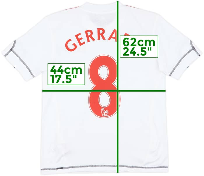 2009-10 Liverpool Third Shirt Gerrard #8 - 8/10 - (M.Boys)