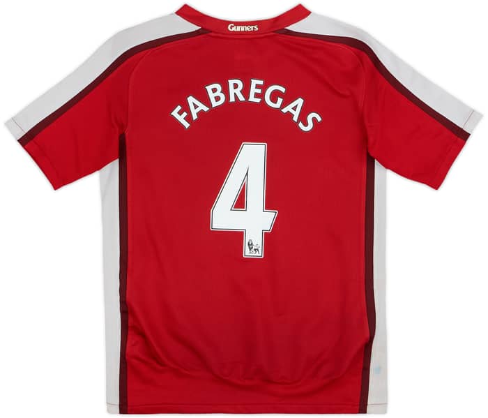 2008-10 Arsenal Home Shirt Fabregas #4 - 5/10 - (S.Boys)