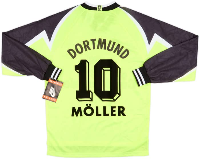 1995-96 Borussia Dortmund Home L/S Shirt Moller #10 (M)