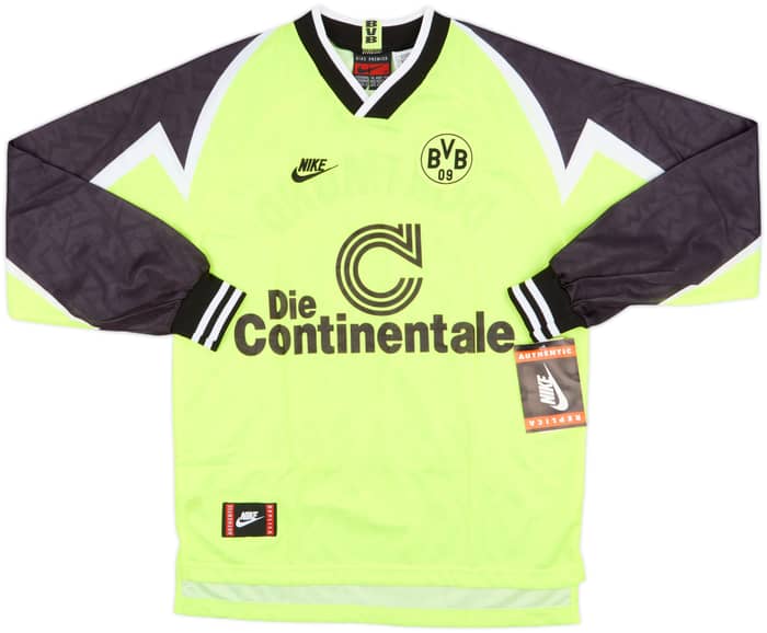 1995-96 Borussia Dortmund Home L/S Shirt Moller #10 (M)
