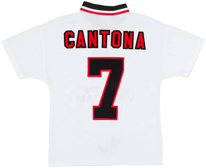 1996-97 Manchester United Away Shirt Cantona #7 - 6/10 - (Y)