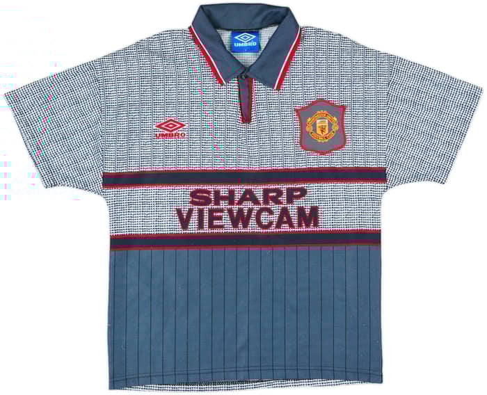 1995-96 Manchester United Away Shirt Cantona #7 - 9/10 - (Y)