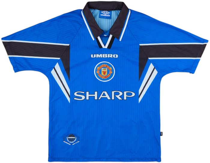 1996-98 Manchester United Third Shirt Beckham #10 - 8/10 - (Y)