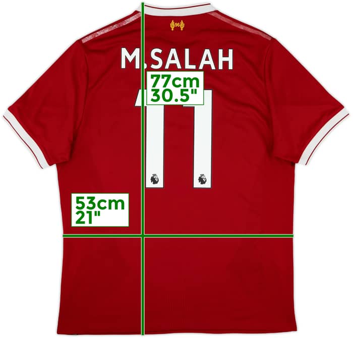 2017-18 Liverpool 125 Years Home Shirt M.Salah #11 - 5/10 - (L)