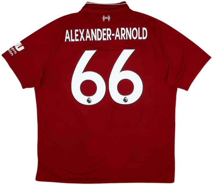 2018-19 Liverpool Home Shirt Alexander-Arnold #66 - 8/10 - (XL)