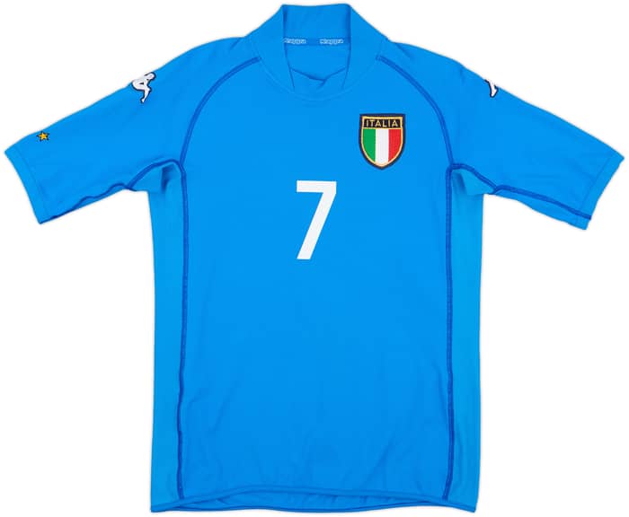 2002 Italy Home Shirt Del Piero Del Piero #7 - 8/10 - (XL.Boys)