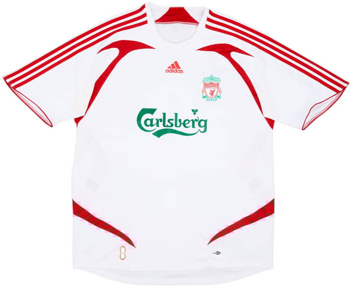 2007-08 Liverpool Away Shirt Gerrard #8 - 8/10 - (XL)