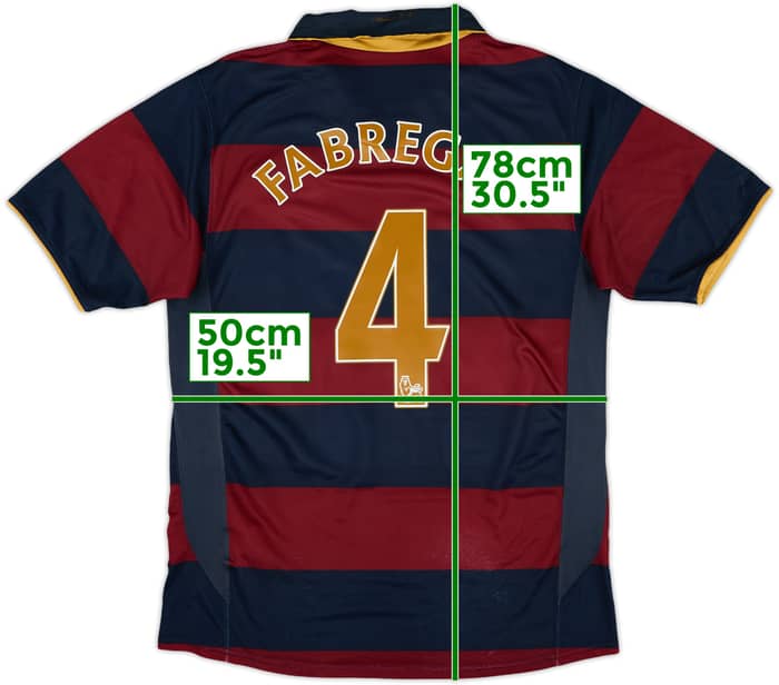 2007-08 Arsenal Third Shirt Fabregas #4 - 6/10 - (M)