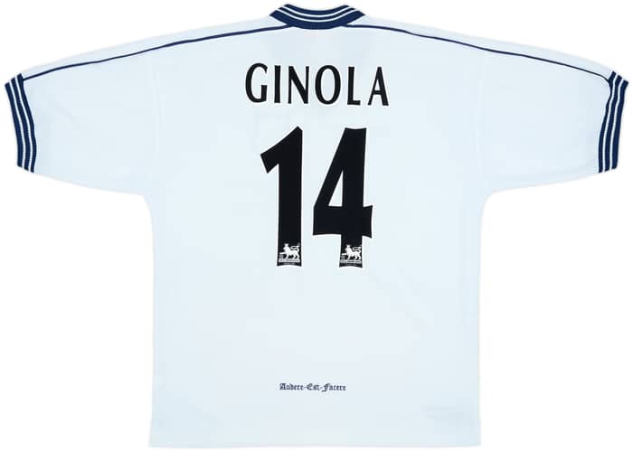 1997-99 Tottenham Home Shirt Ginola #14 - 9/10 - (XL)