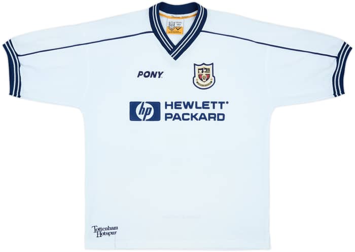 1997-99 Tottenham Home Shirt Ginola #14 - 9/10 - (XL)