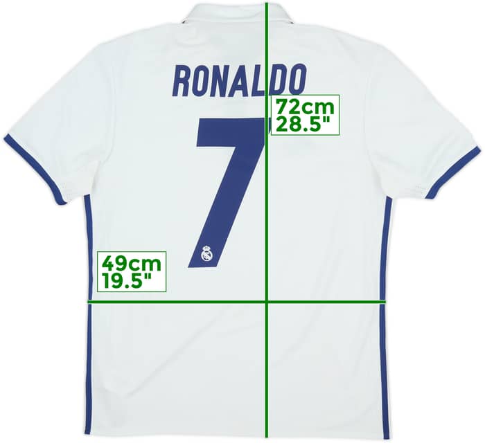 2016-17 Real Madrid Home Shirt - 6/10 - (M)