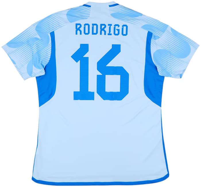 2022-23 Spain Away Shirt Rodrigo #16 - 10/10 - (XL)