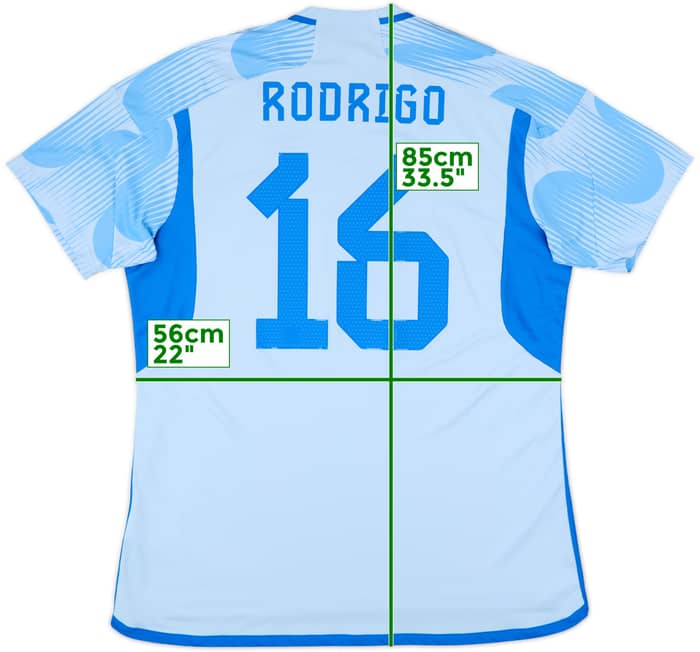 2022-23 Spain Away Shirt Rodrigo #16 - 10/10 - (XL)