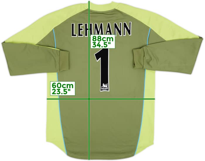 2003-04 Arsenal GK Shirt Lehmann #1 - 8/10 - (L)