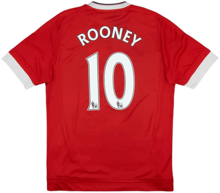 2015-16 Manchester United Home Shirt Rooney #10 - 5/10 - (M)