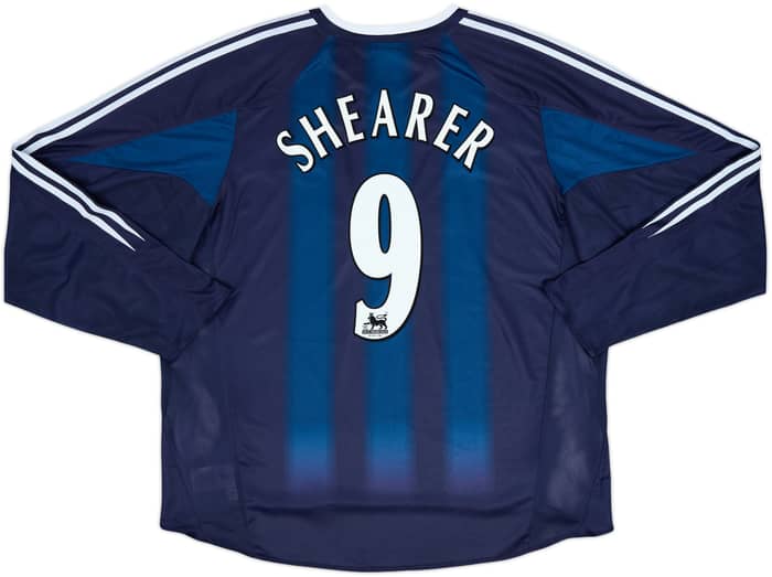 2004-05 Newcastle Away L/S Shirt Shearer #9 - 5/10 - (XXL)
