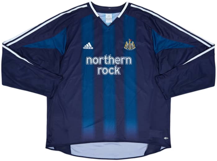 2004-05 Newcastle Away L/S Shirt Shearer #9 - 5/10 - (XXL)