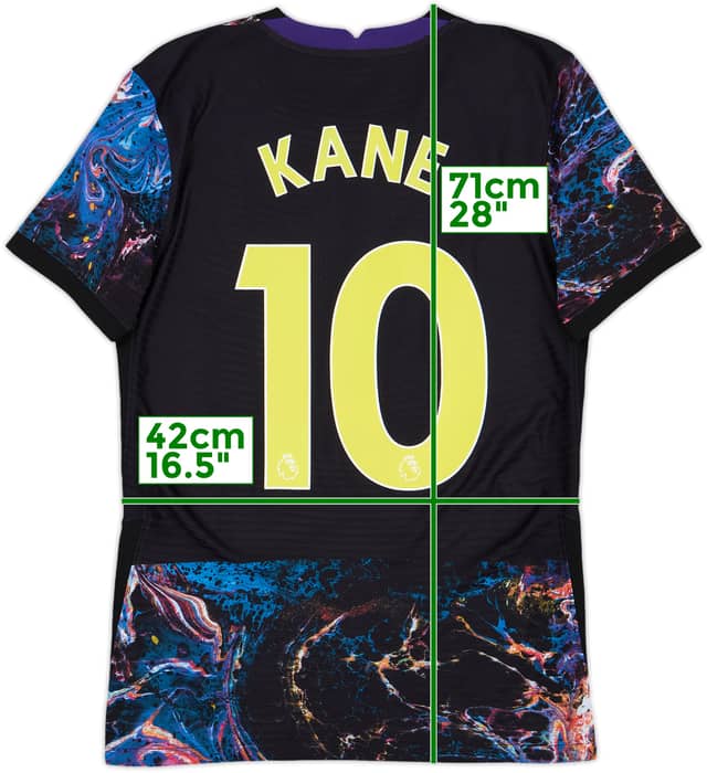 2021-22 Tottenham Authentic Away Shirt Kane #10 - 10/10 - (S)