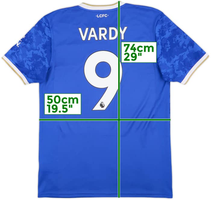2021-22 Leicester Home Shirt Vardy #9 - 10/10 - (M)