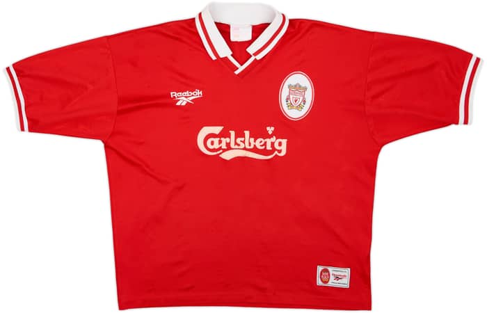 1996-98 Liverpool Home Shirt Fowler #9 - 6/10 - (XL)