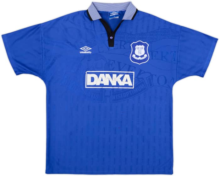 1995-97 Everton Home Shirt Ferguson #9 - 6/10 - (XL)