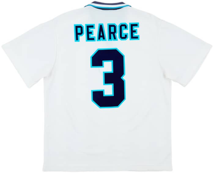 1995-97 England Home Shirt Pearce #3 - 8/10 - (XL)