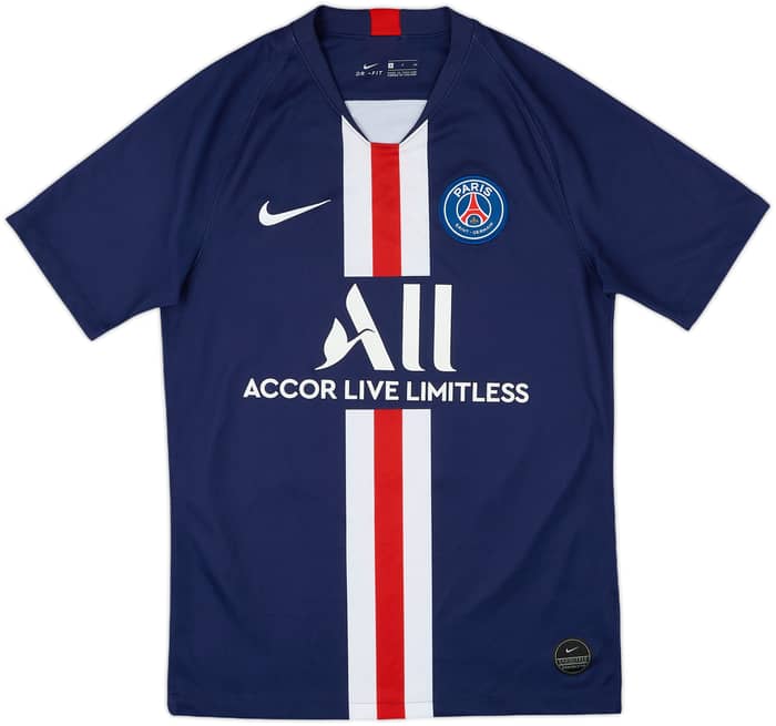 2019-20 Paris Saint-Germain Home Shirt Mbappe #7 - 7/10 - (S)
