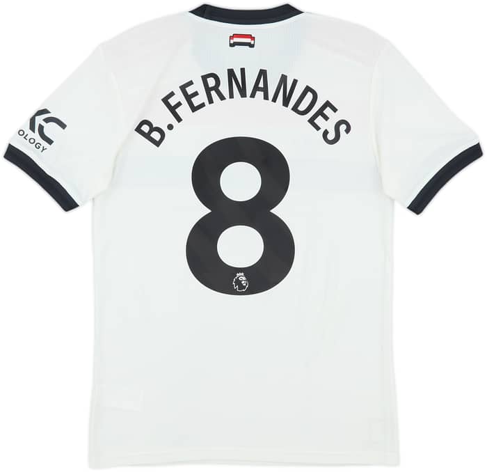 2024-25 Manchester United Authentic Third Shirt B.Fernandes #8 - 9/10 - (M)