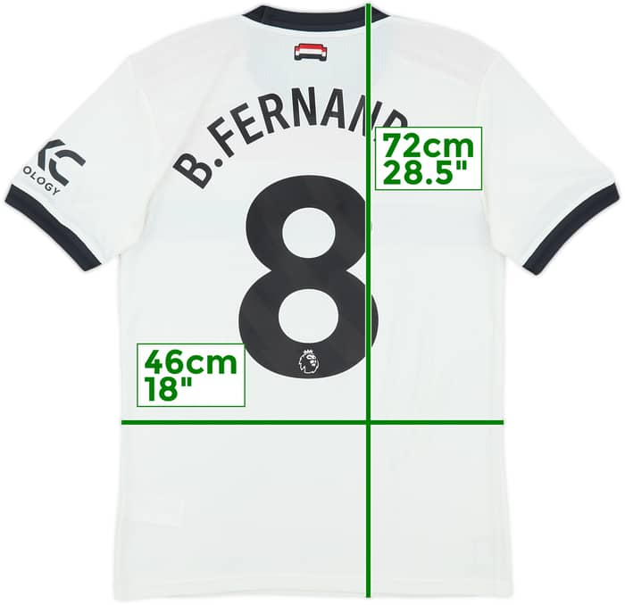 2024-25 Manchester United Authentic Third Shirt B.Fernandes #8 - 9/10 - (M)