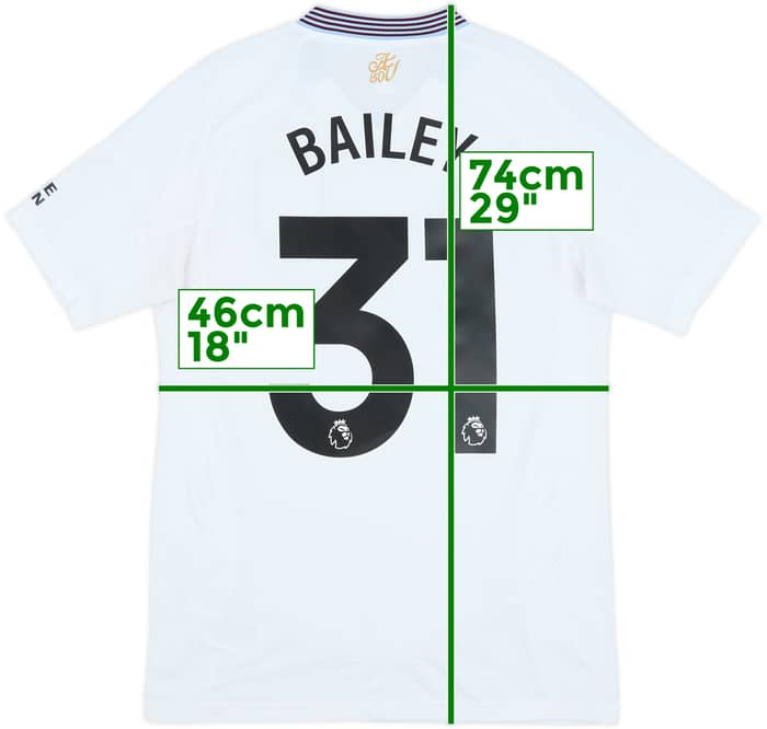 2024-25 Aston Villa Away Shirt Bailey #31 - 10/10 - (S)