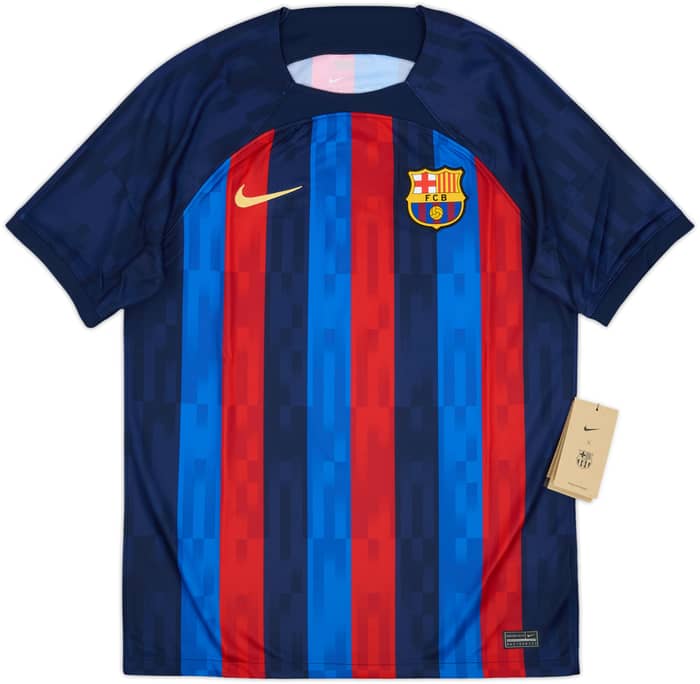 2022-23 Barcelona Home Shirt Lewandowski #9 (M)