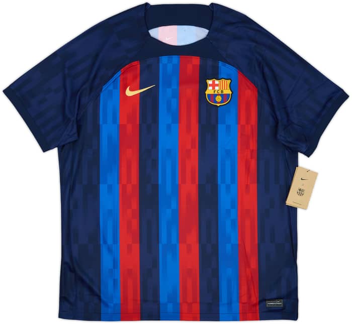 2022-23 Barcelona Home Shirt Lewandowski #9 (XL)