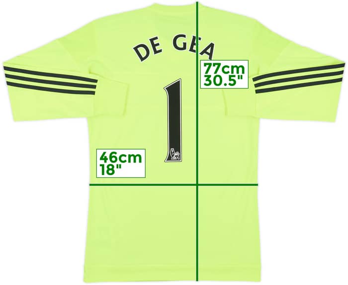 2015-16 Manchester United GK Shirt De Gea #1 - 9/10 - (S)