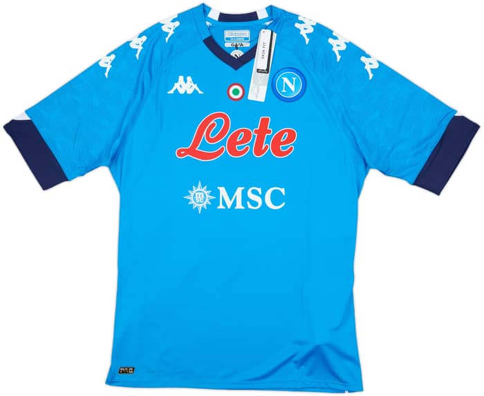 2020-21 Napoli Player Issue Home Shirt (XXL)