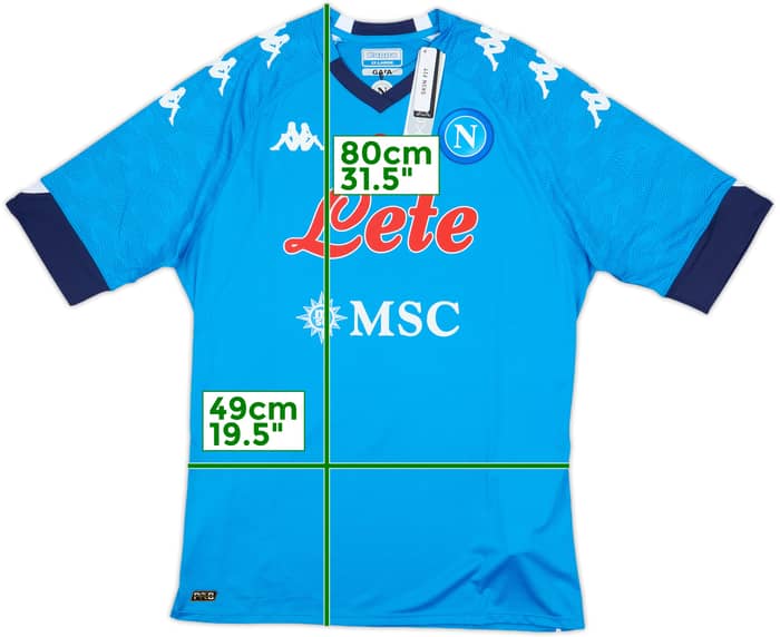 2020-21 Napoli Player Issue Home Shirt (XXL)