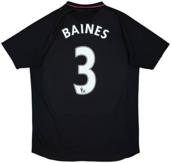 2009-10 Everton Away Shirt Baines #3 - 9/10 - (M)