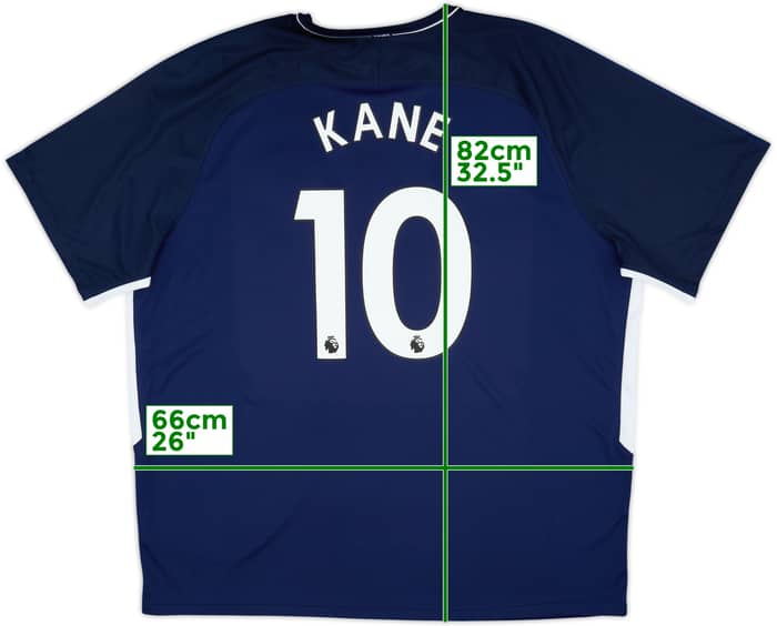 2017-18 Tottenham Away Shirt Kane #10 - 8/10 - (3XL)