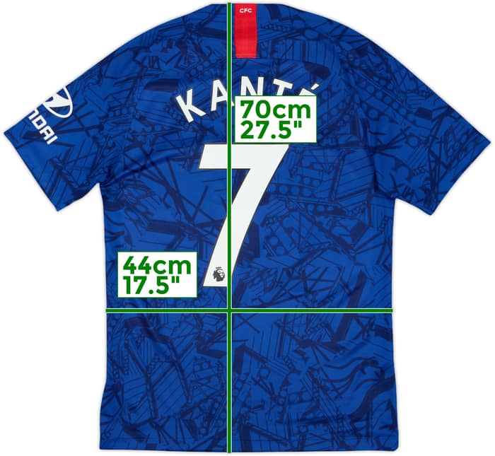 2019-20 Chelsea Home Shirt Kante #7 - 8/10 - (S)