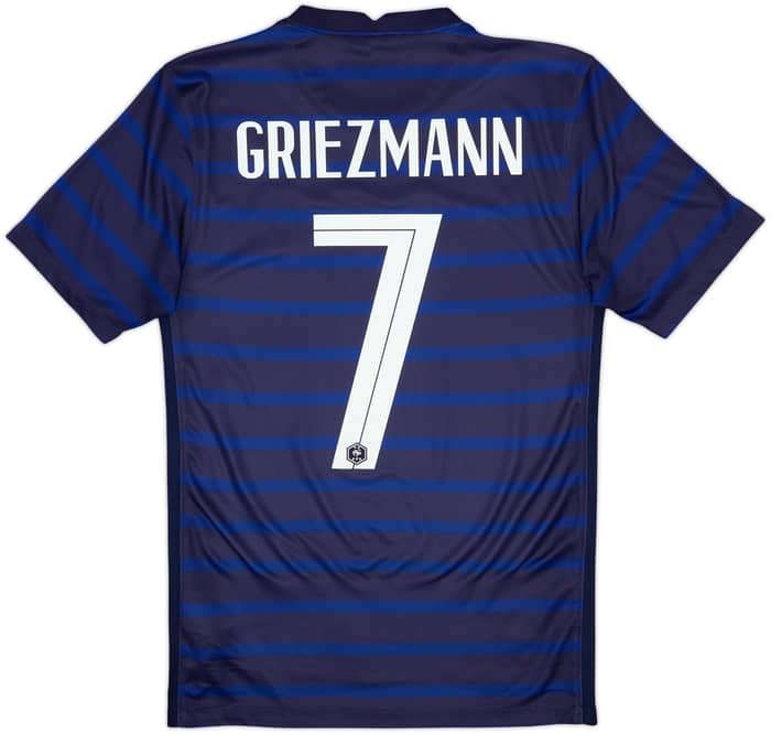 2020-21 France Home Shirt Griezmann #7 - 10/10 - (XS)