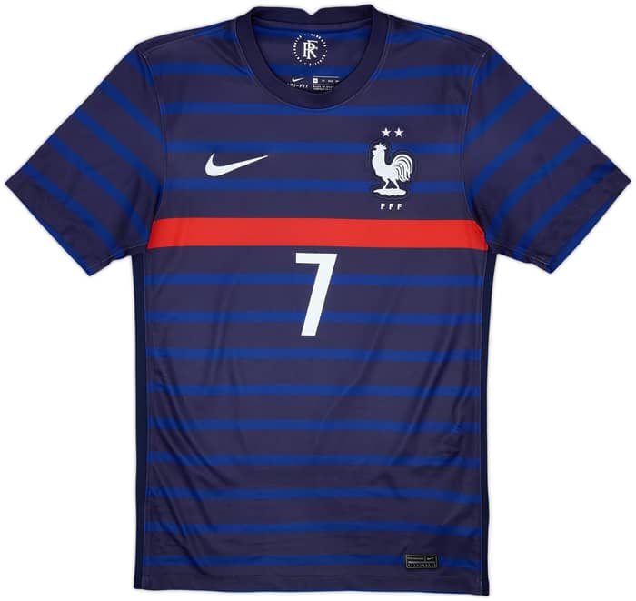 2020-21 France Home Shirt Griezmann #7 - 10/10 - (XS)