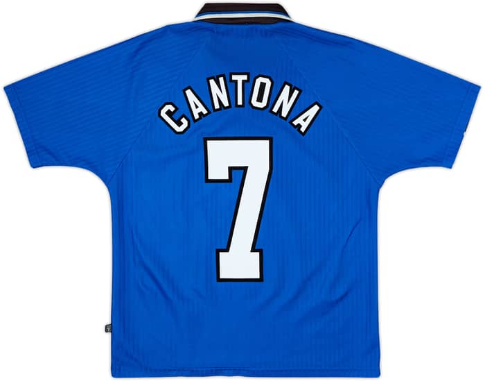1996-98 Manchester United Third Shirt Cantona #7 - 6/10 - (Y)