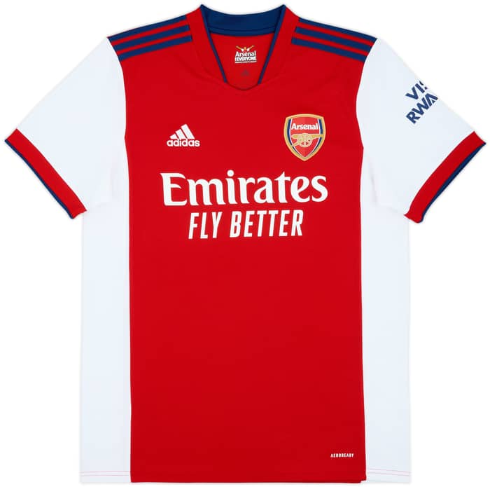 2021-22 Arsenal Home Shirt Odegaard #8 - 8/10 - (L)