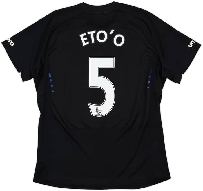 2014-15 Everton Away Shirt Eto'o #5 - 8/10 - (M)