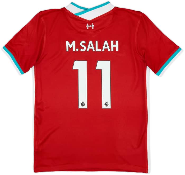 2020-21 Liverpool Home Shirt M.Salah #11 - 7/10 - (M.Boys)